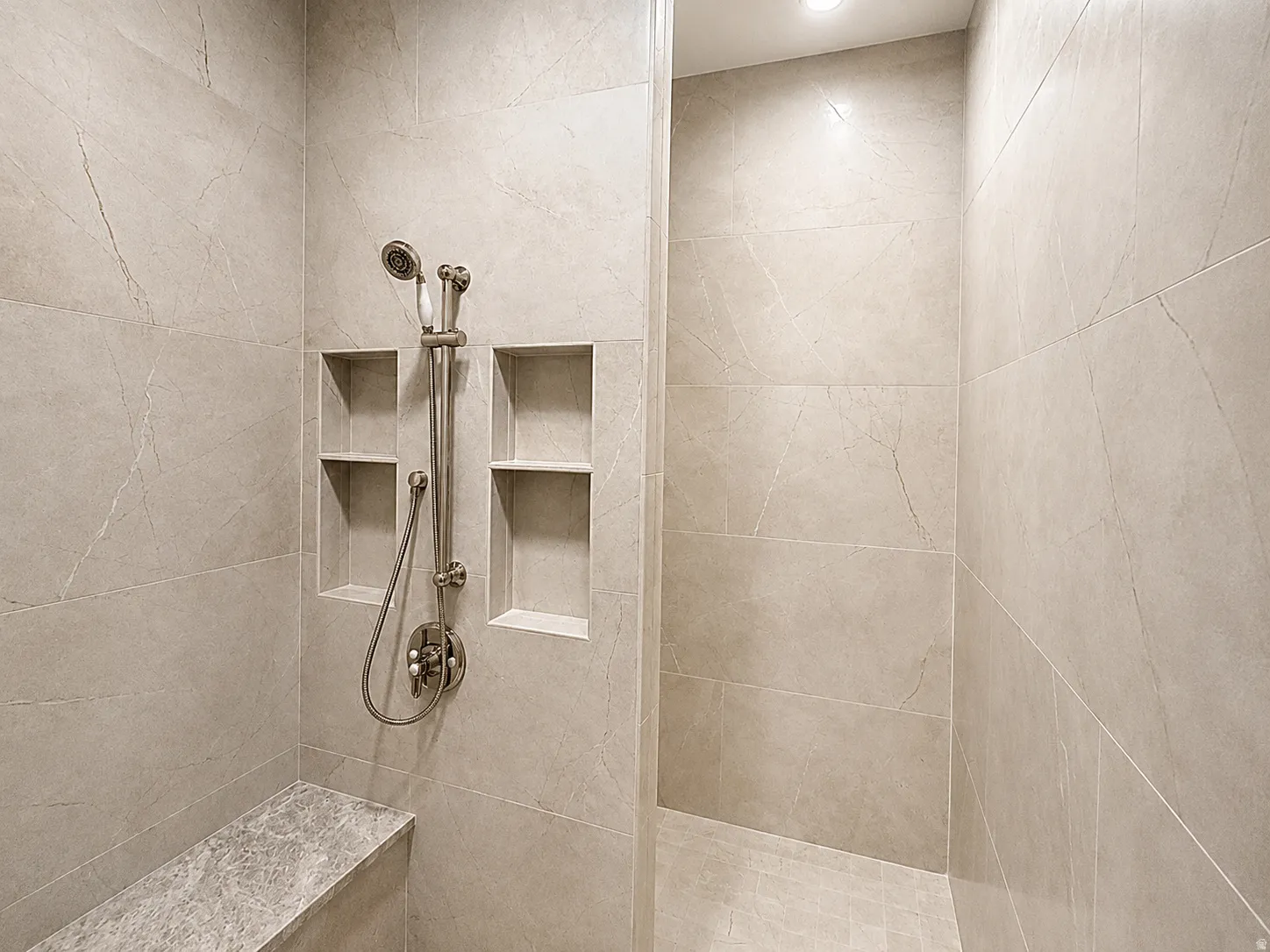 Master shower