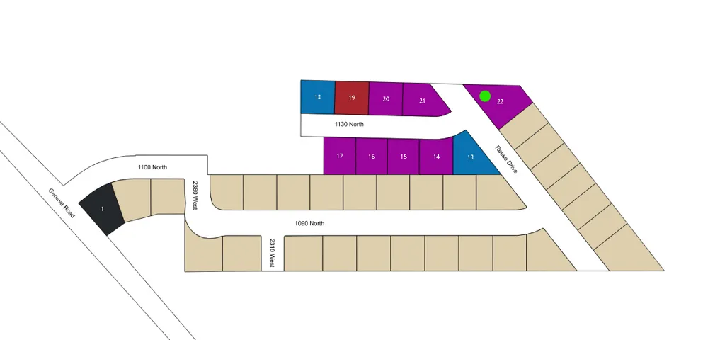 Site Plan. Illustrating the property's parcel layout and identifying specific lots
