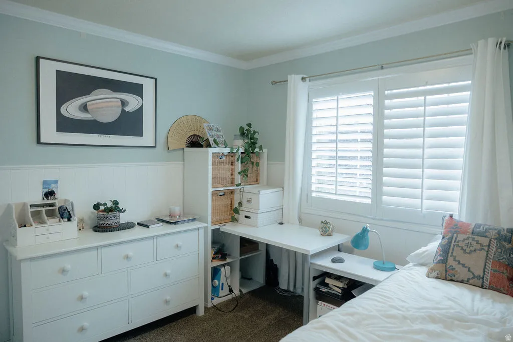 Don't let the photo fool you.  This room is spacious and currently holds a full size bed with room to spare.