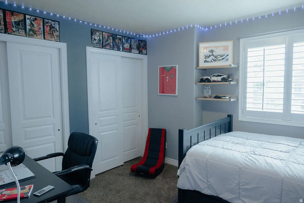 Bedroom #3 Also has enough room to hos a large bed and leaves enough room for desk and more.