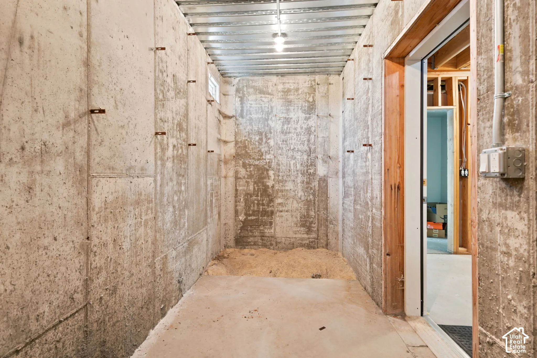 Designated cold storage space with a place to plant food.