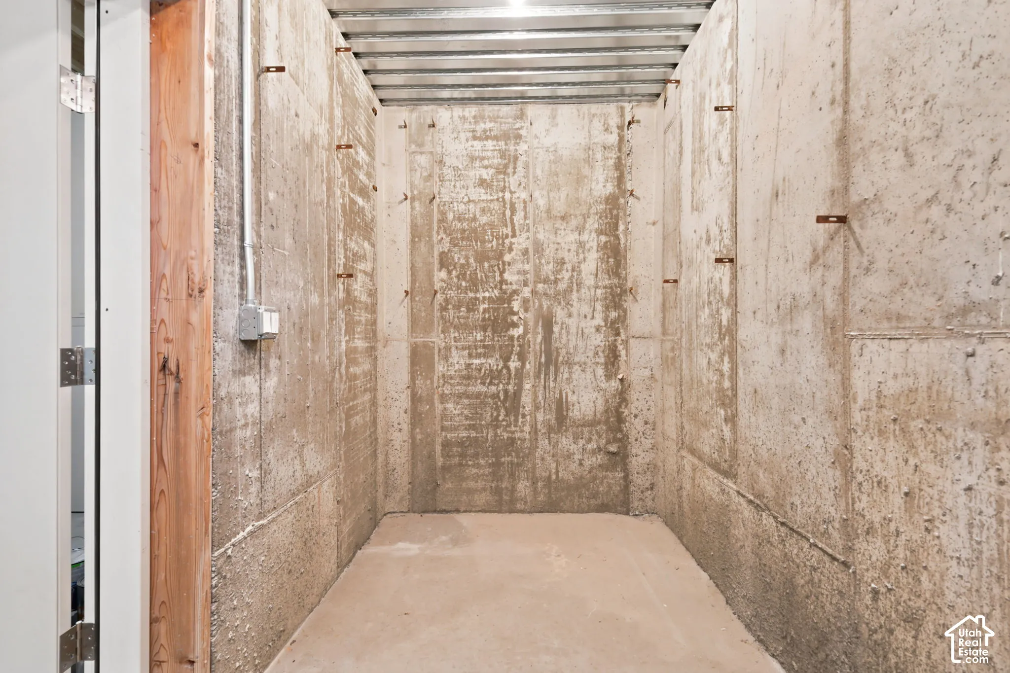 Designated cold storage space with a place to plant food.