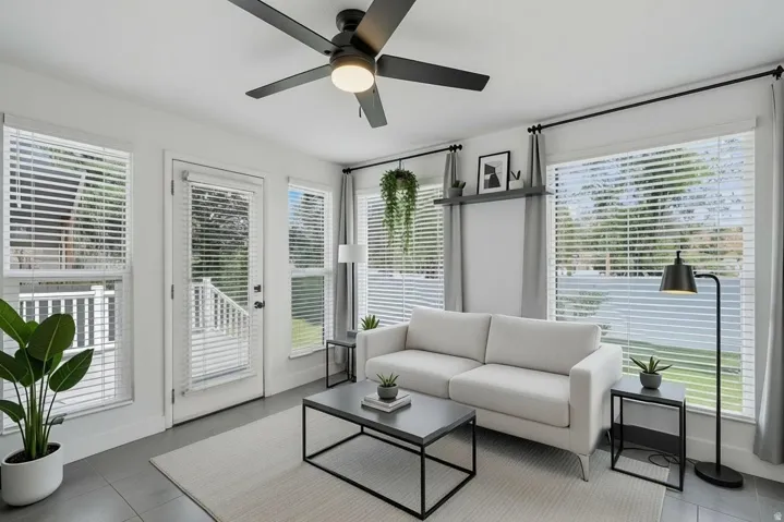 Sun Room virtually staged