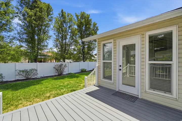 Backyard deck