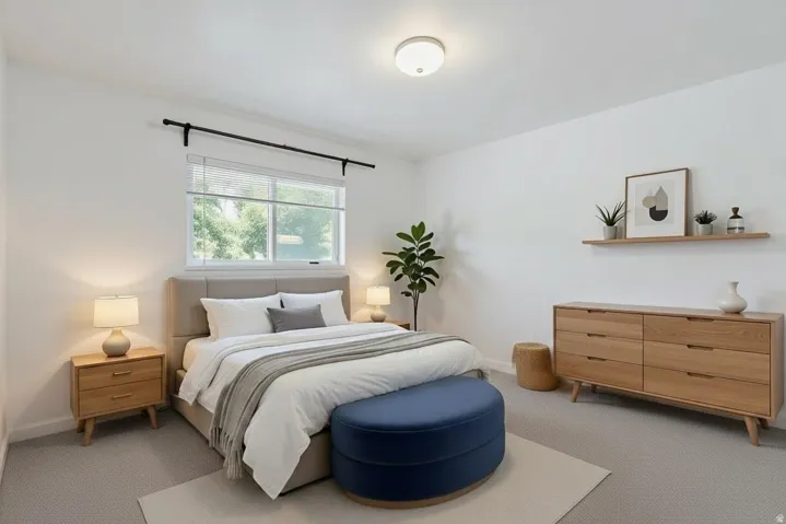 bedroom #2 virtually staged