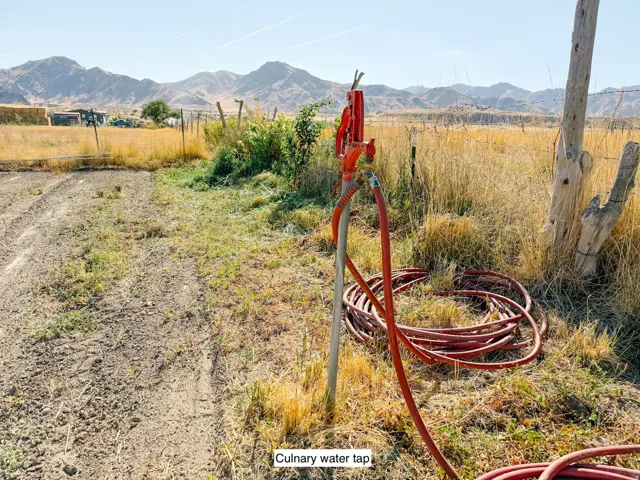 Culinary water hydrant.