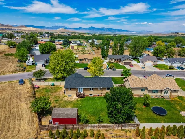 Expansive residential area featuring numerous single-story homes with shingle roofs and varied exterior finishes