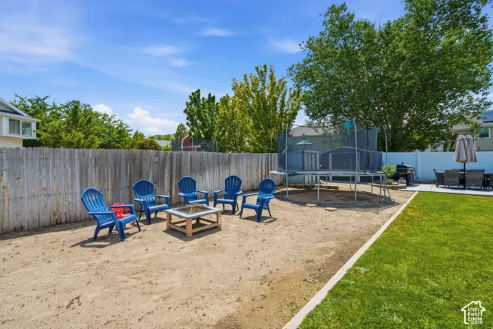 Expansive outdoor area featuring a combination of natural ground and manicured lawn