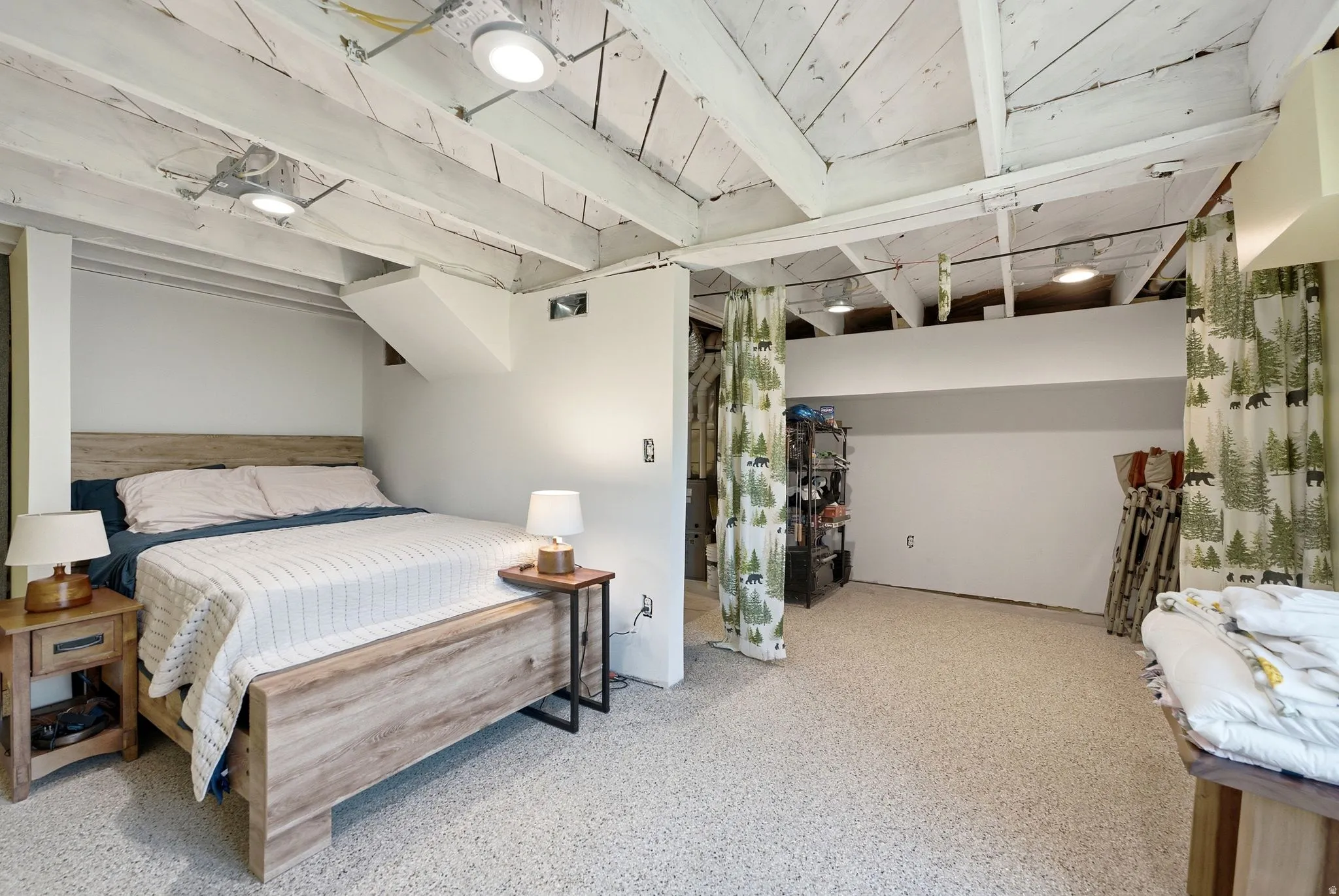 Ground level walkout with bedroom space