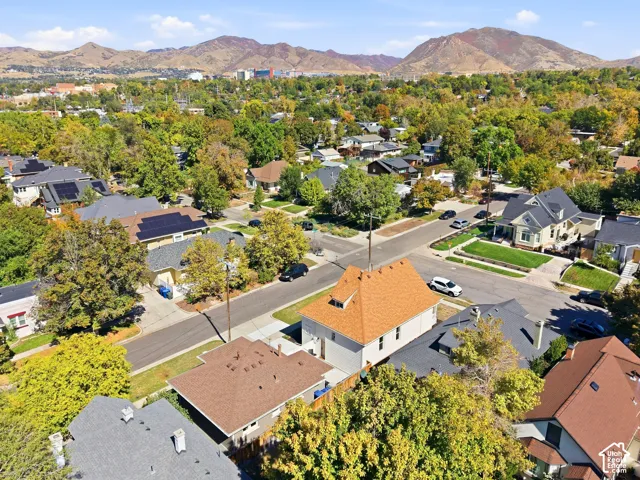 Aerial of both homes.  1046 S Lincoln Street + 938 E Herbert Avenue