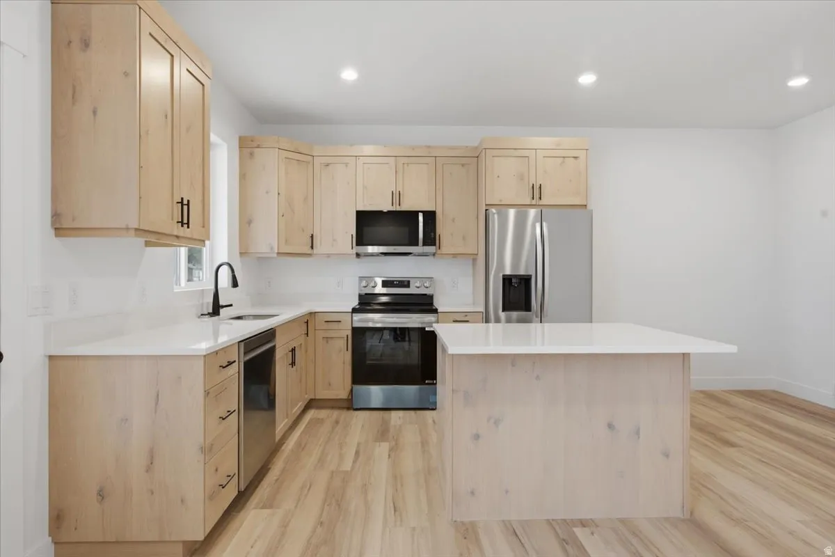 Living room and Kitchen