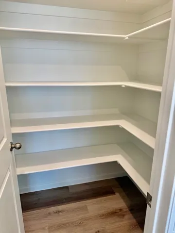 Large walk-in pantry.
