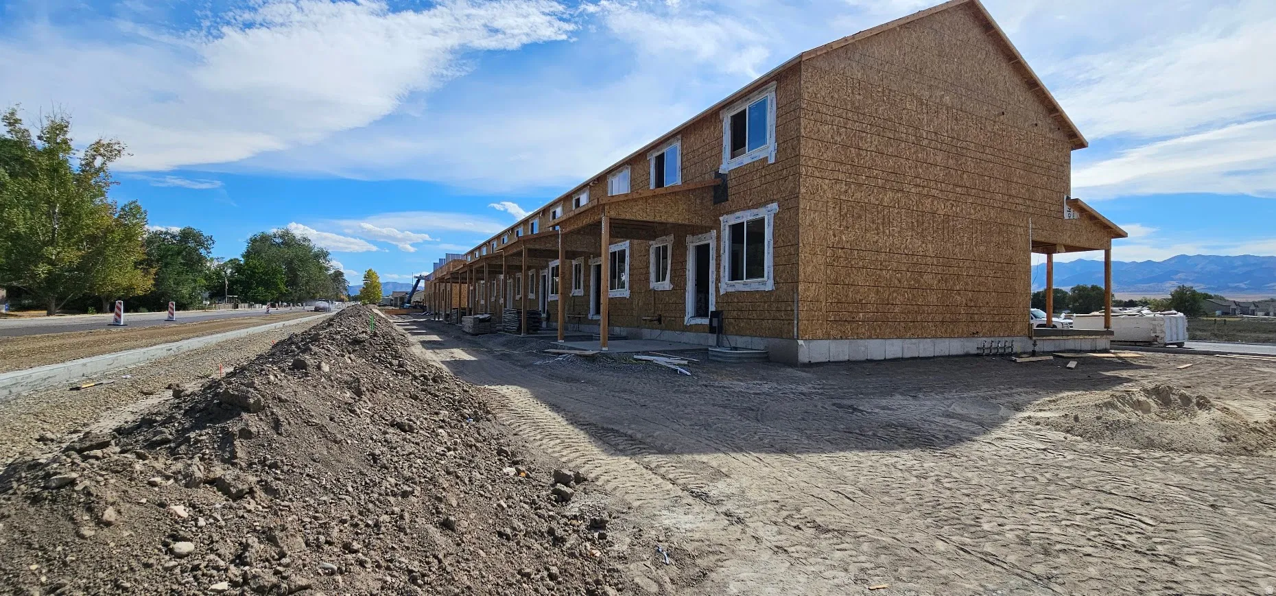 Townhome under construction. Picture taken 8-24.