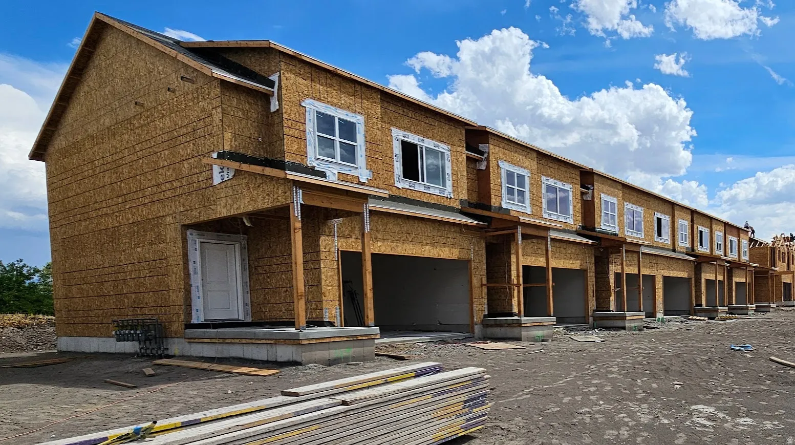 Townhome under construction. Picture taken 8-24.