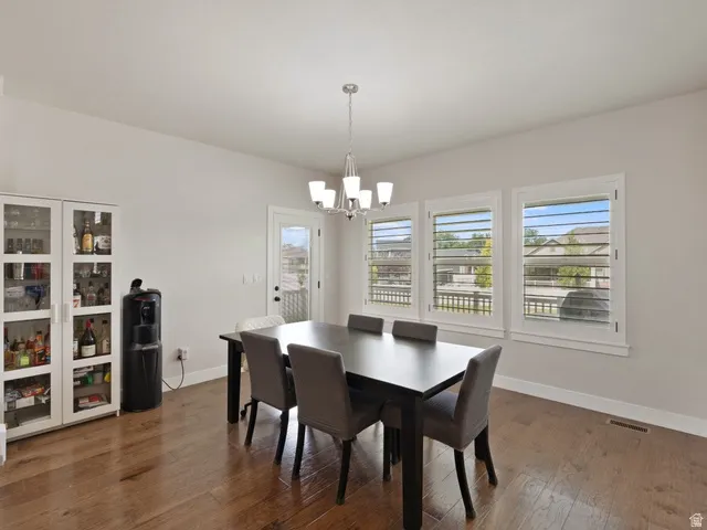 Hardwood-finish flooring complementing light wall tones
