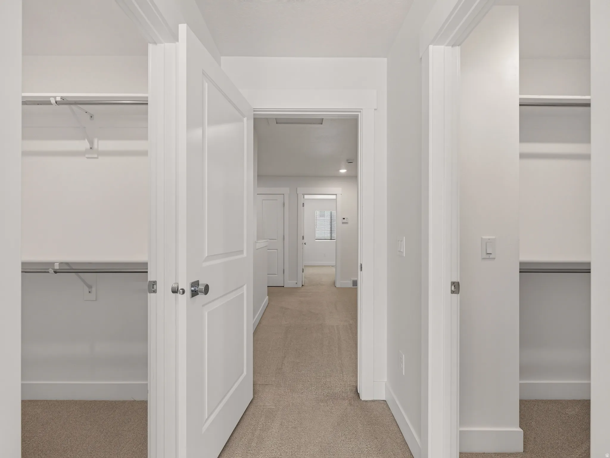 Master bedroom has (2) his/her walk in closets.