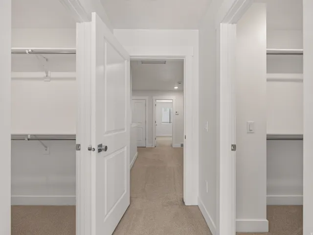 Master bedroom has (2) his/her walk in closets.