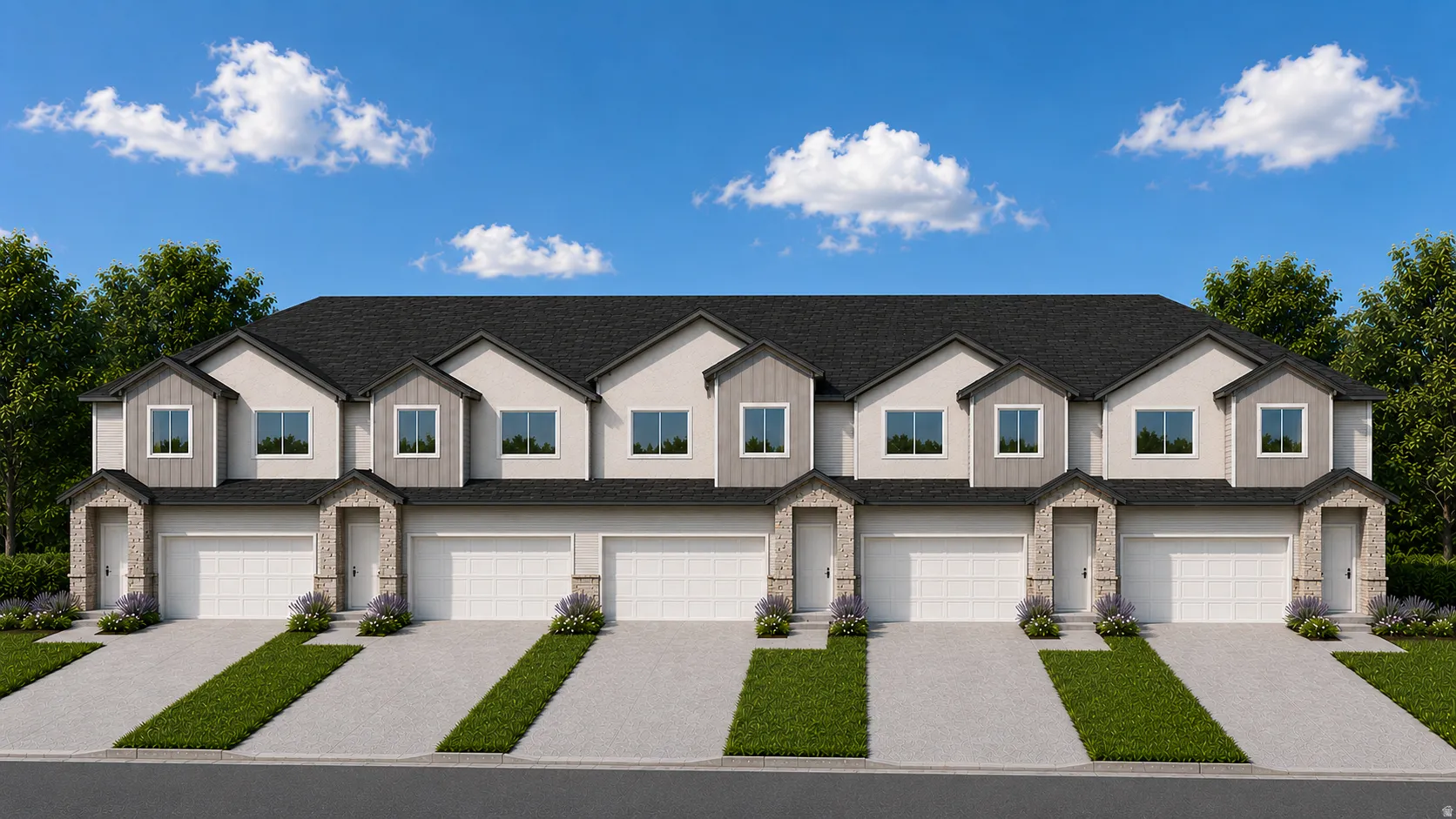 Rendering of Townhome Bldg N