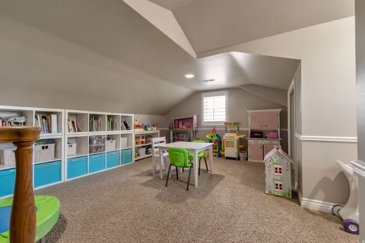 Fun Playroom or oversized bedroom with large walk in closet