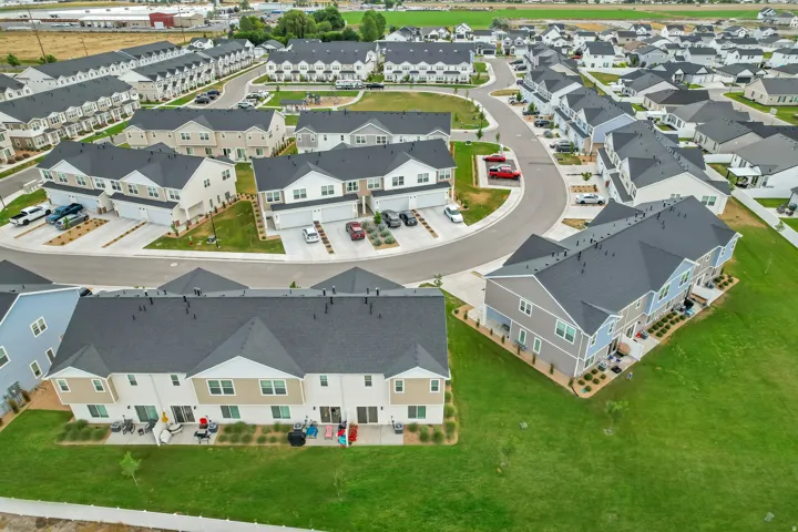 Aerial perspective of development