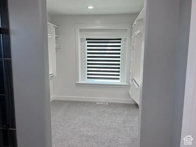 Master walk-in closet