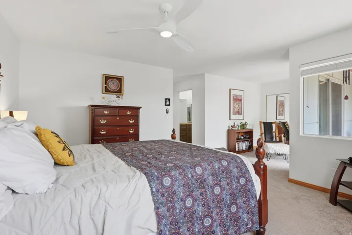 Beautiful, spacious primary suite with adjoining flex space (office/den/studio)