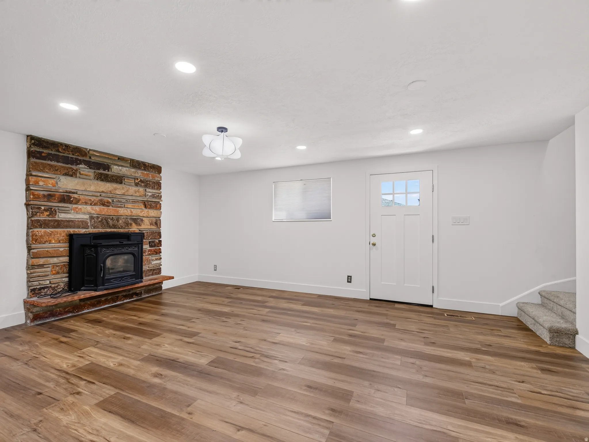Beautiful feature fireplace