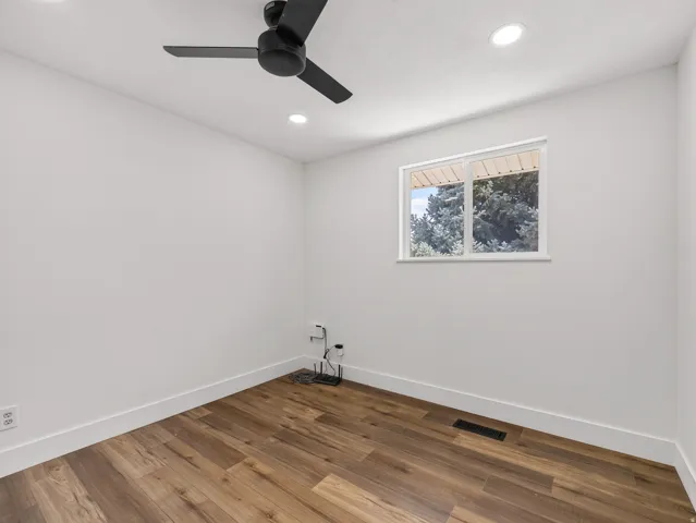 Lots of natural light in basement rooms