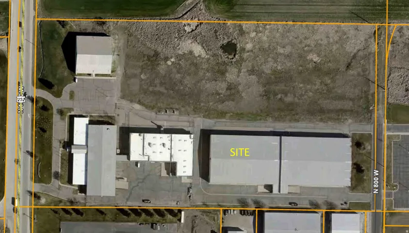 Aerial Site Map. Illustrating the property boundaries and improvements