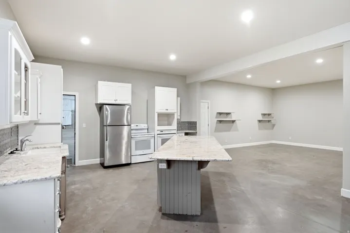 Kitchen in the apartment in the shop