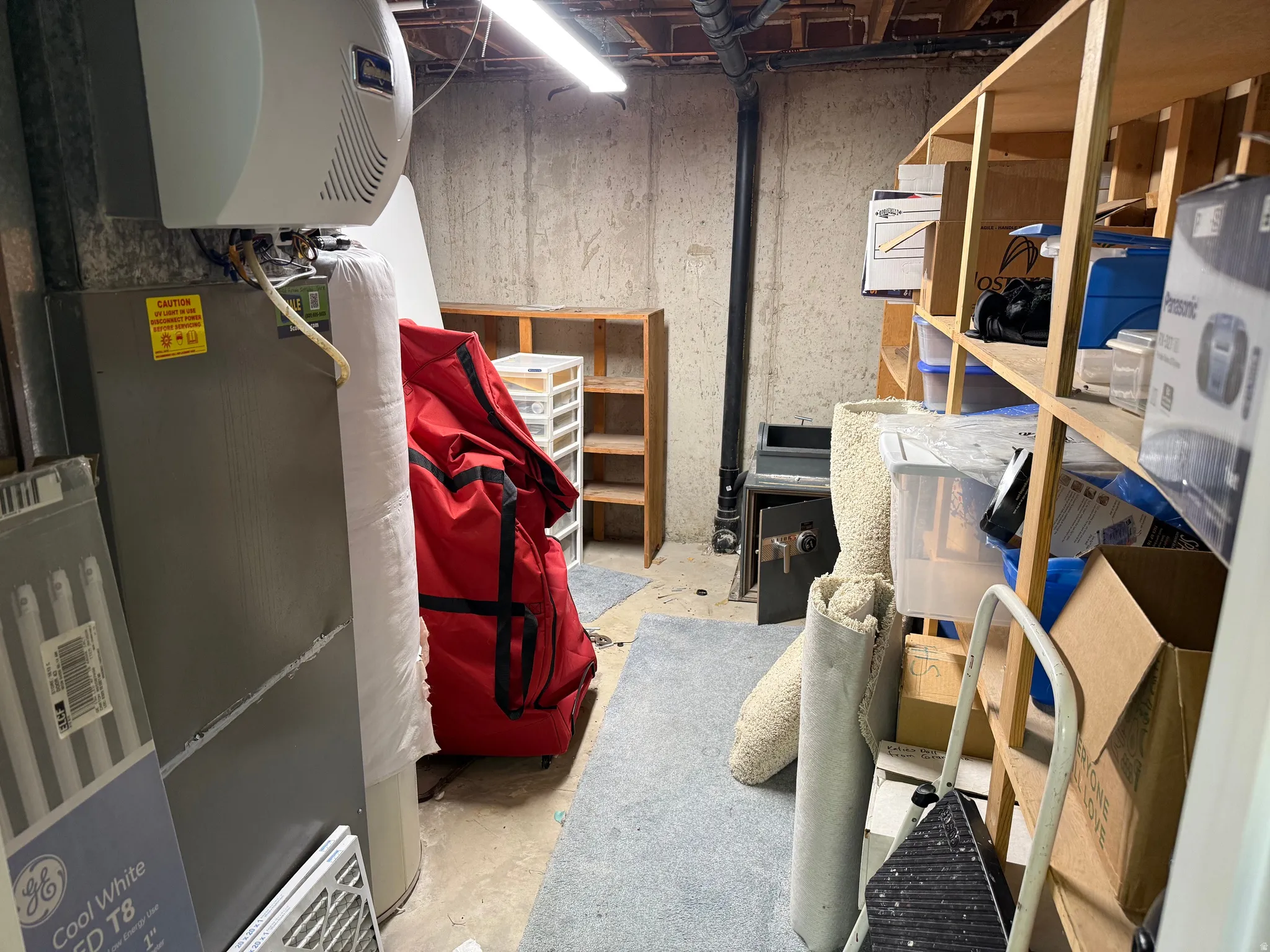Utility room and storage room