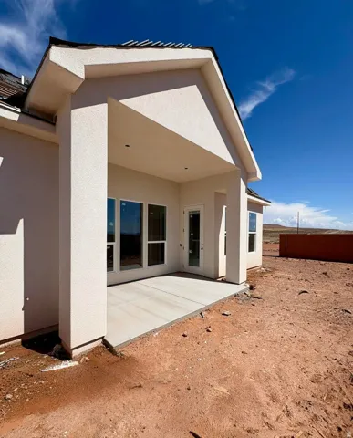 Covered patio dining access