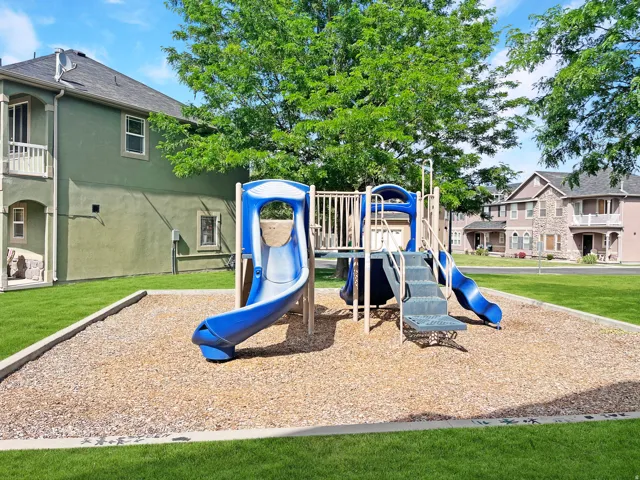 Community playground for children's enjoyment