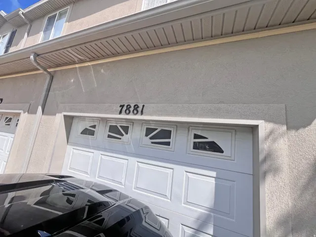 Attached garage space