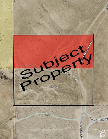 Property Map. Depicting the boundaries and surrounding area of the property