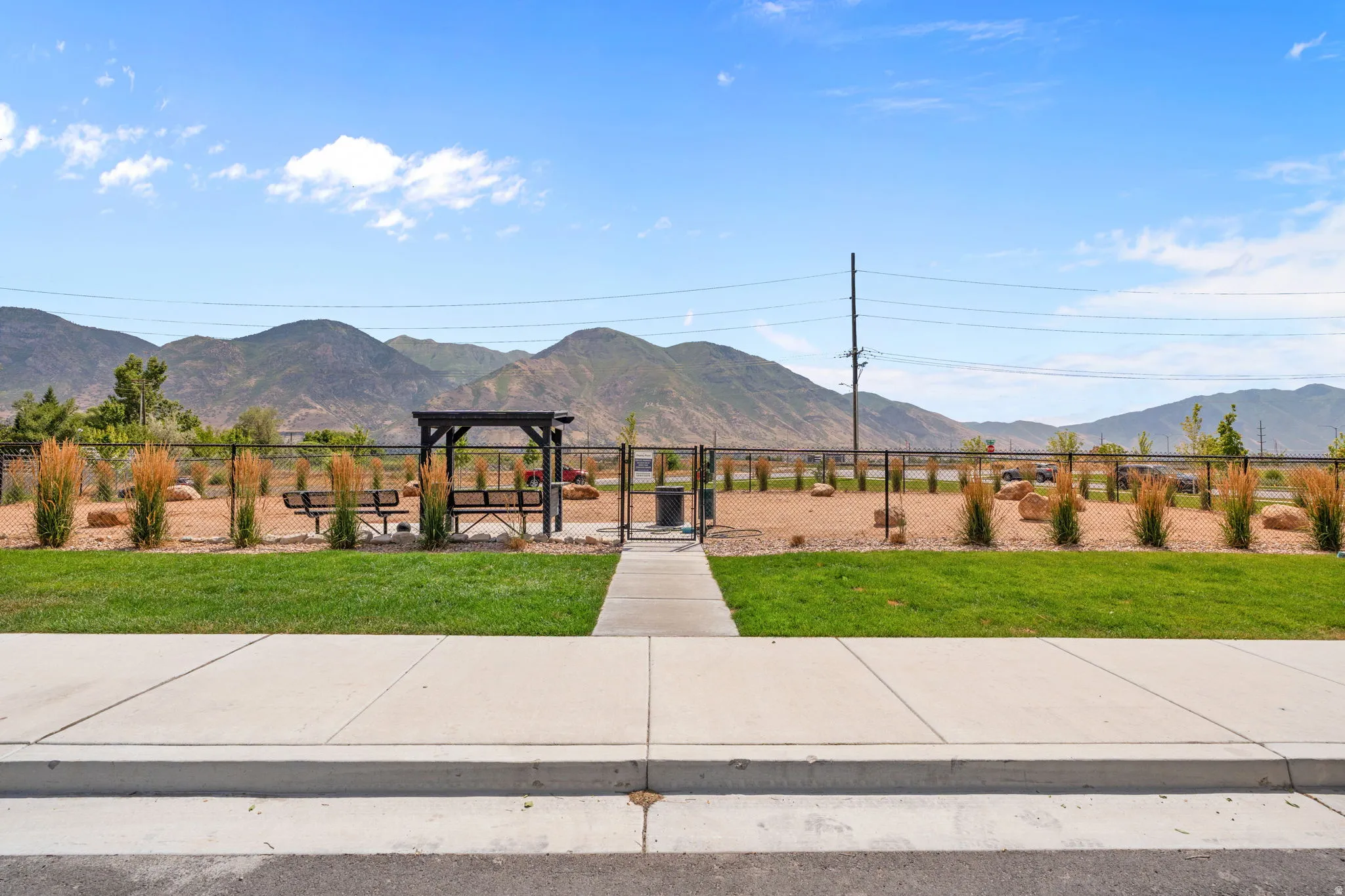 Fenced and well taken care of Dog Park. Let your dog off leash to let out energy and smell around!