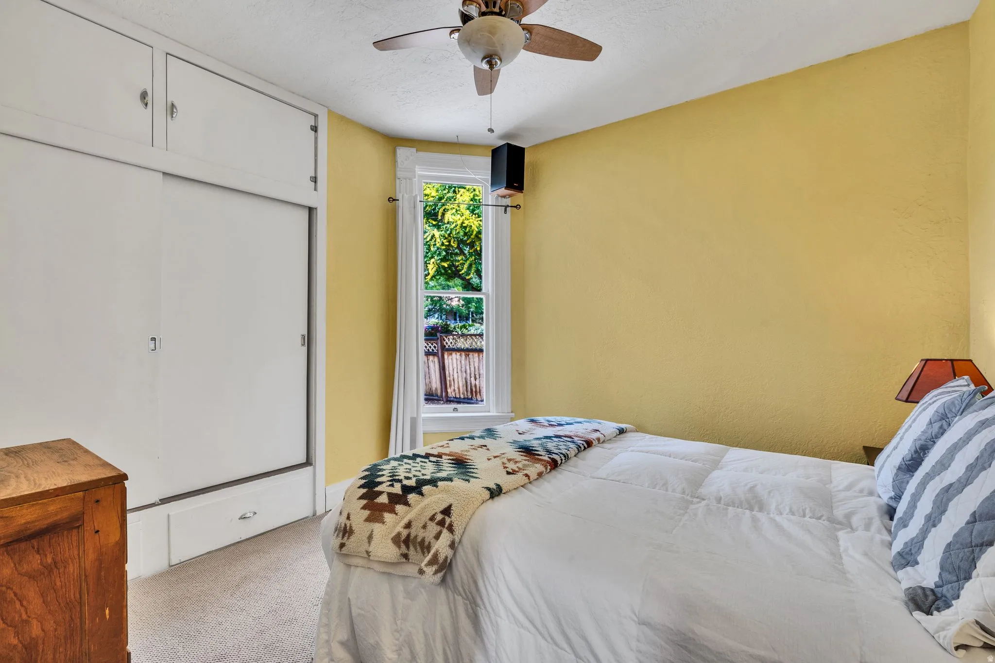 Primary Bedroom w/built-in close  and upper storage