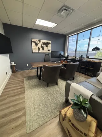 Large Executive Suite with lots of natural light and room.