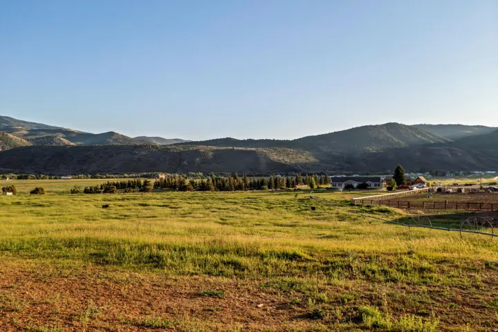 Expansive grassy field offering a broad, unobstructed landscape
