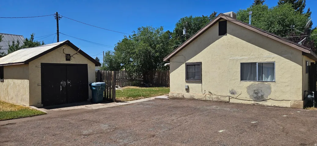 Storage shed and ADU.