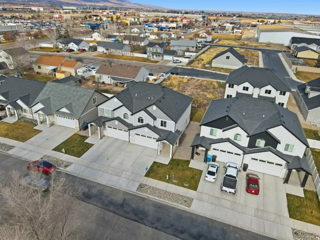 Modern residential development featuring multi-unit structures