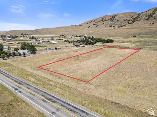 Aerial view facing northeast.