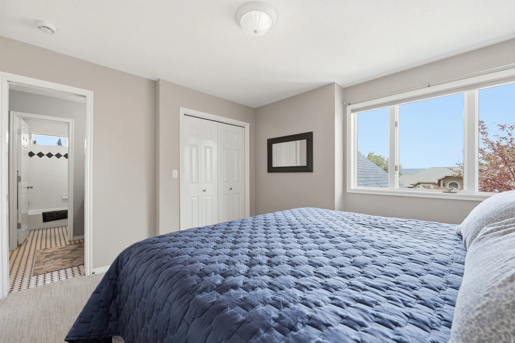 Bedroom 2 with walk in closet on level 2