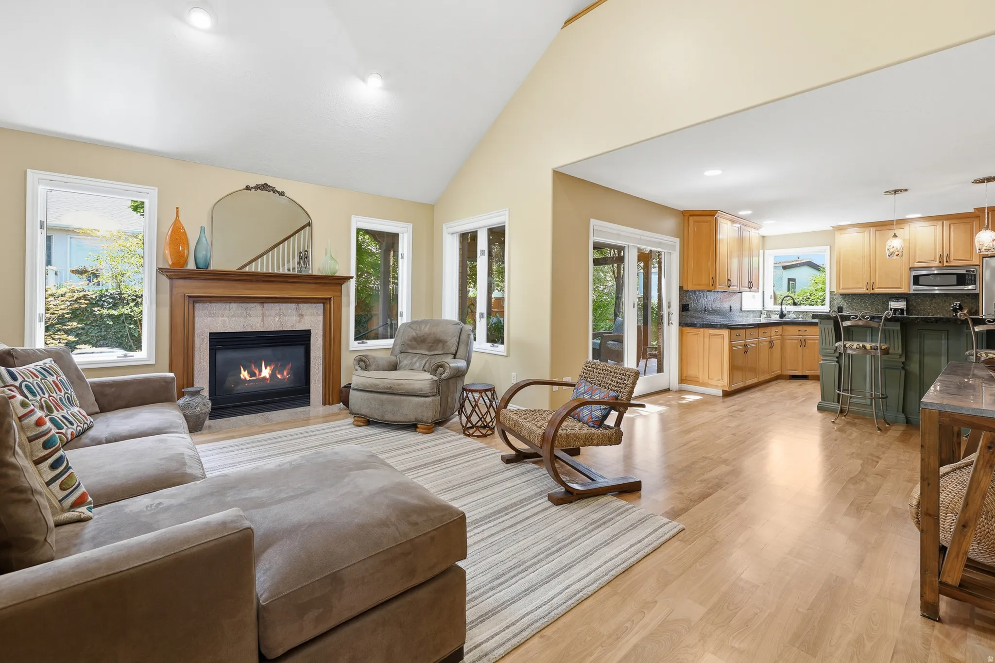 Vaulted ceilings