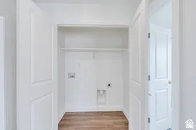 Laundry room is close to bedrooms