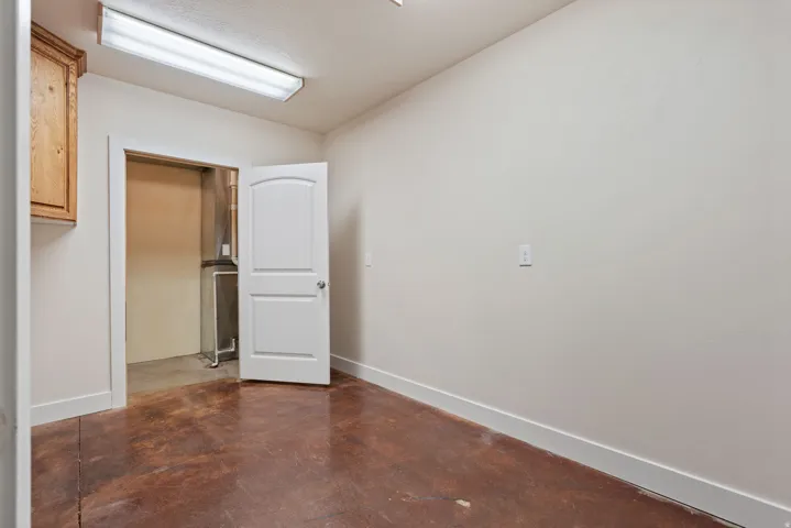 storage room just off the large office room