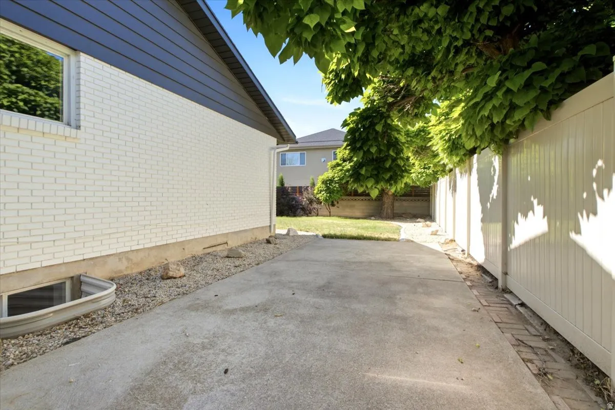 Paved concrete for RV parking