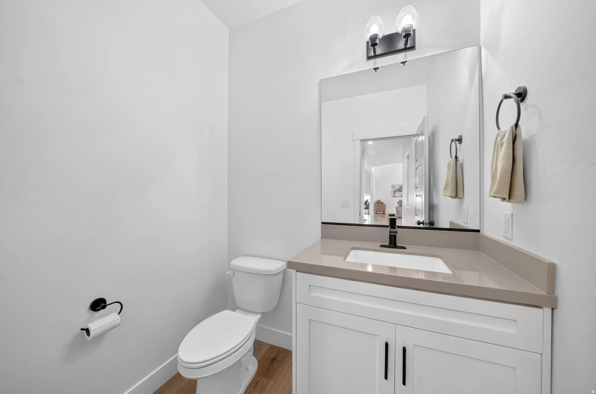 Main level half bath
