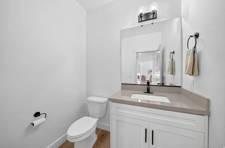 Main level half bath