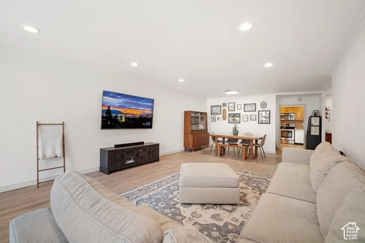 Open-concept living area